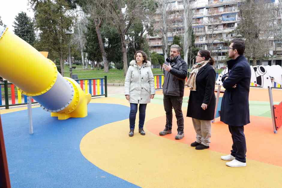 El Parque Salvador Allende de Móstoles pionero en accesibilidad en áreas infantiles de España