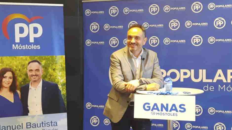 Manuel Bautista, candidato del PP a la alcaldía de Móstoles, se siente hostigado y señalado