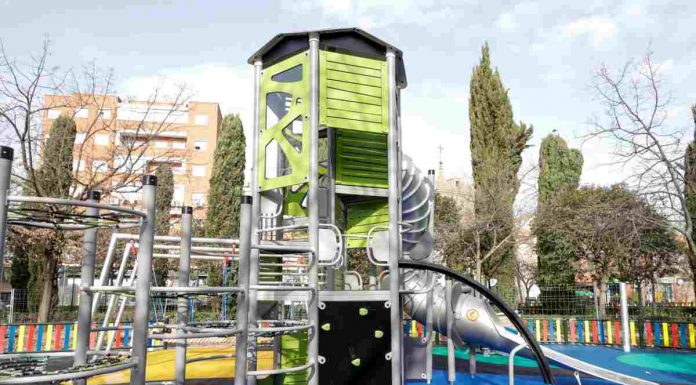 El Parque Cuartel Huerta de Móstoles estrena nueva área infantil