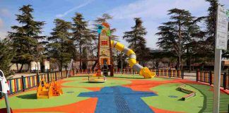 Nueva área infantil en el Parque de las Brigadas Internacionales de Móstoles