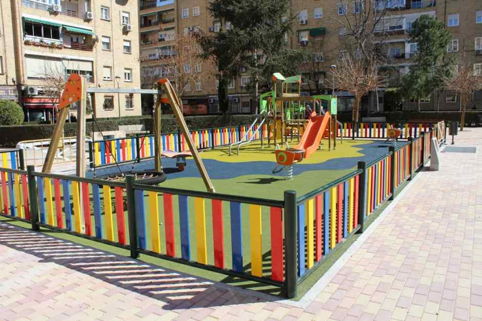 Mejoras urbanísticas en la plaza del barrio Campo de la Virgen