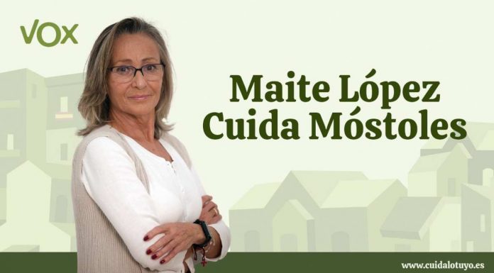 Maite López candidata de Vox a la alcaldía de Móstoles