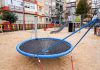 El área infantil de la calle Badajoz de Móstoles ha sido renovada