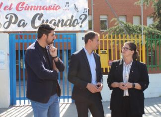 Juan Lobato respalda en Móstoles la gestión del gobierno de Noelia Posse