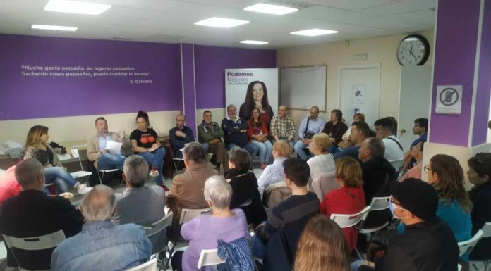 Podemos Móstoles insiste en un entendimiento y acuerdo de izquierdas de cara al 28M
