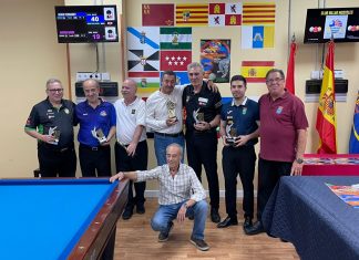 Rubén Fernández impone su ley en el XXIII Ranking de Billar a 3 Bandas Villa de Móstoles
