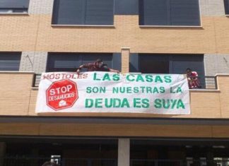 Stop Desahucios Móstoles convoca una concentración para evitar el desalojo de 18 familias