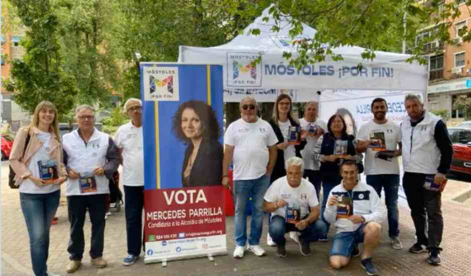 La formación municipalista cerrará la campaña en el PAU-4. Móstoles ¡Por Fin! llama al voto útil y no al ideológico.