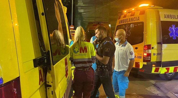 Un incendio en Móstoles deja heridas a siete personas