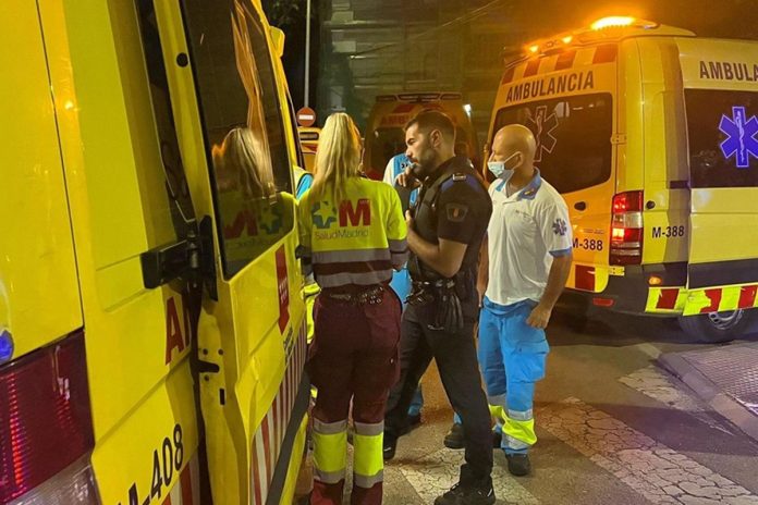 Un incendio en Móstoles deja heridas a siete personas