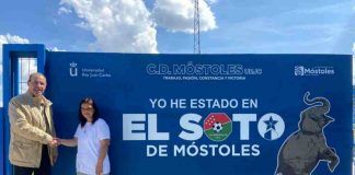 Acuerdo de colaboración entre el CD Móstoles y la asociación TDAH+Móstoles