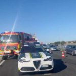 Una mujer de 41 años liberada de los restos de su vehículo en Móstoles