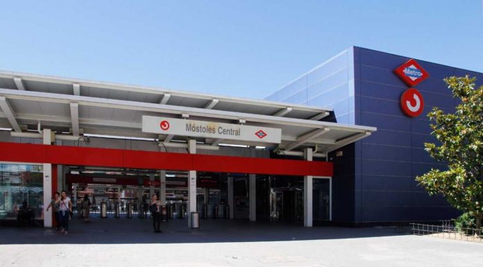 Trabajos de mantenimiento en la línea C-5 de Cercanías en Móstoles