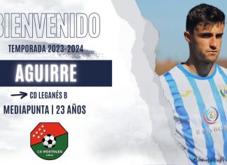 El CD Móstoles ficha a Álvaro Aguirre proveniente del CD Leganés B