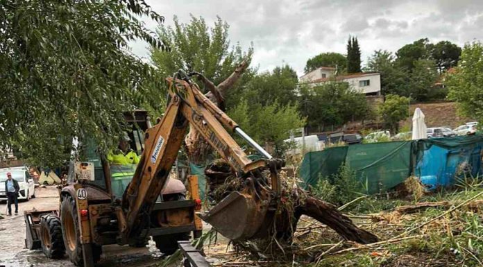 La DANA provoca el desbordamiento del río Guadarrama y diversas incidencias en Móstoles