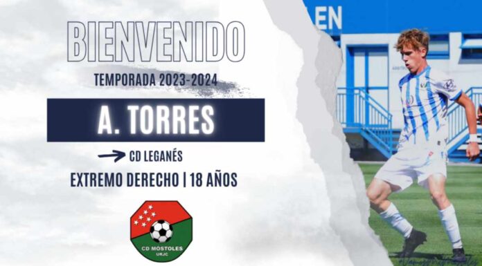 El CD Móstoles se refuerza con la llegada del extremo Adrián Torres