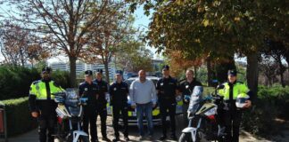 La Policía Municipal renueva el uniforme de los motoristas de la Unidad Especial de Tráfico en Móstoles