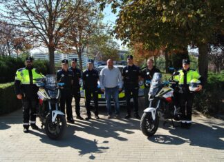 La Policía Municipal renueva el uniforme de los motoristas de la Unidad Especial de Tráfico en Móstoles