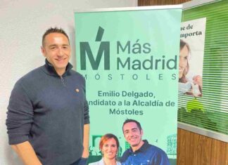 Emilio Delgado, portavoz de Más Madrid Móstoles, se convierte en adjunto en la Asamblea de Madrid
