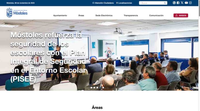Móstoles estrena web municipal