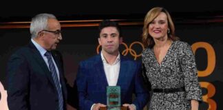 El mostoleño Fran Garridos premiado como mejor deportista del año