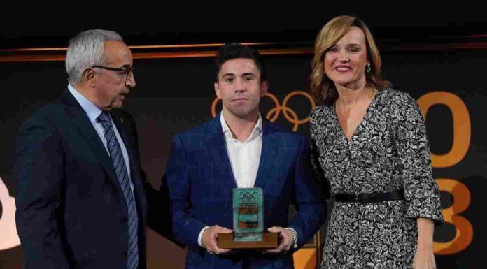 El mostoleño Fran Garridos premiado como mejor deportista del año