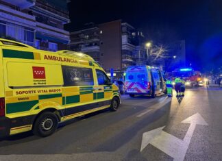 Cuatro personas atendidas tras producirse un incendio en una vivienda de Móstoles