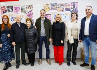 Manuel Bautista acude a la celebración del 50 aniversario del Mercado de la Constitución en Móstoles