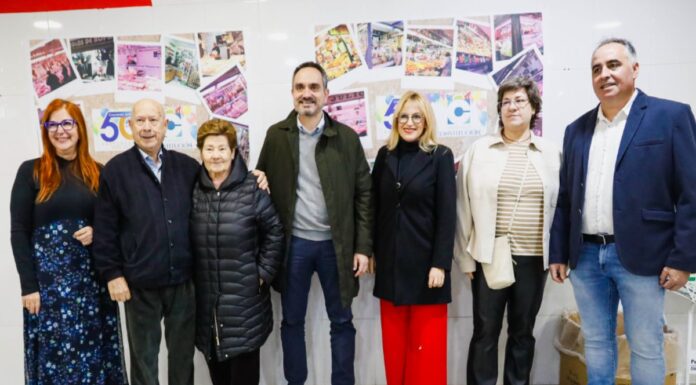 Manuel Bautista acude a la celebración del 50 aniversario del Mercado de la Constitución en Móstoles