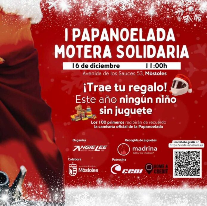 I Papanoelada Motera en Móstoles el próximo 16 de diciembre