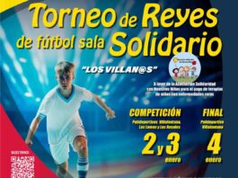 El año 2024 comenzará en Móstoles con “Los Villanos” organizando un Torneo de Fútbol Sala Solidario