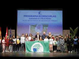 Bandera Verde para las ecoescuelas de Móstoles Bandera Verde para las ecoescuelas de Móstoles