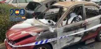 Tres detenidos en Móstoles por incendiar un coche para estafar a una aseguradora