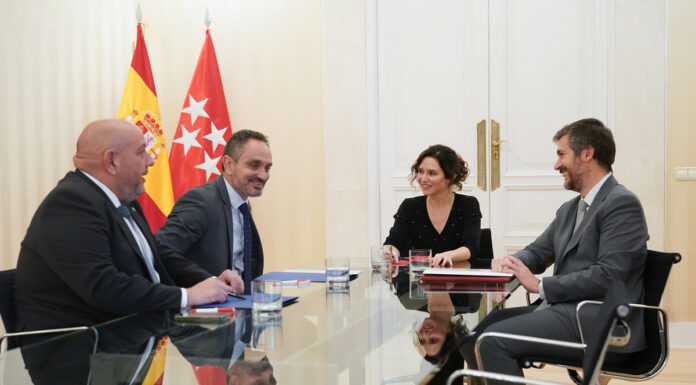 Reunión entre el alcalde de Móstoles e Isabel Díaz Ayuso con varios objetivos