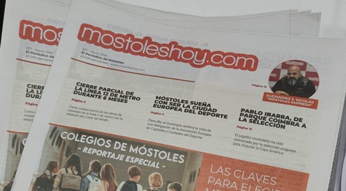 Los vecinos de Móstoles ya pueden leer la primera edición del periódico de mostoleshoy.com