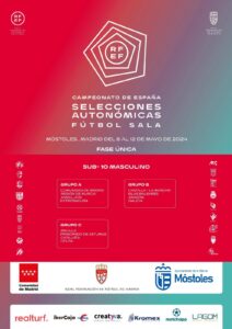 Móstoles será sede del Campeonato de España sub-10 de fútbol sala