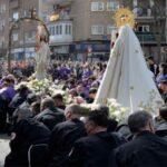 La Procesión del Encuentro no pudo procesionar por las calles de Móstoles
