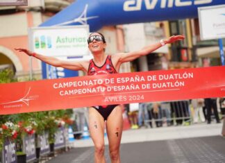 María Varo, del Tri Infinity Móstoles, campeona de España de Duatlón