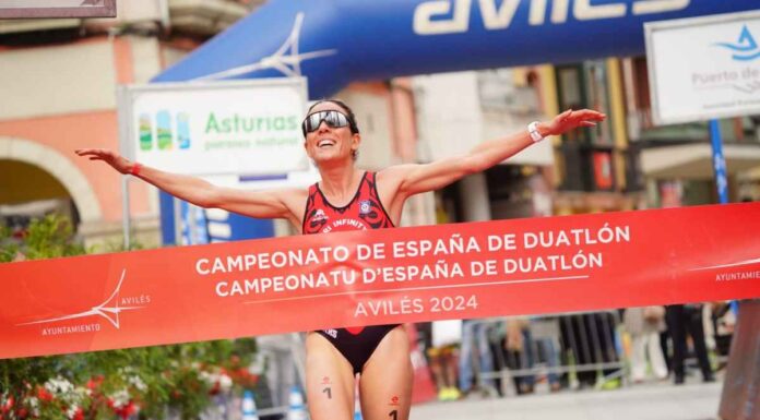 María Varo, del Tri Infinity Móstoles, campeona de España de Duatlón