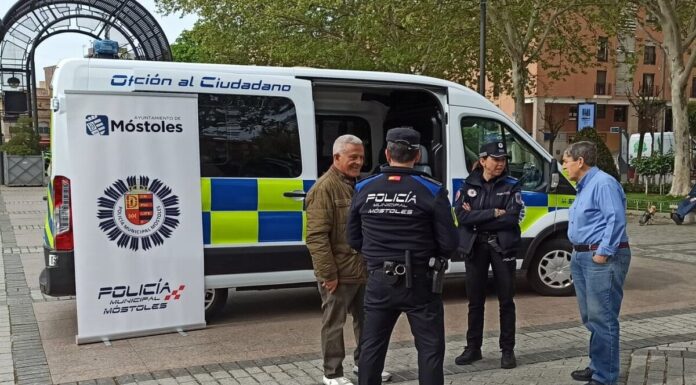 Ya está en marcha la nueva Oficina Móvil de la Policía Municipal de Móstoles