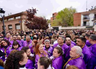 La Procesión del Encuentro no pudo procesionar por las calles de Móstoles