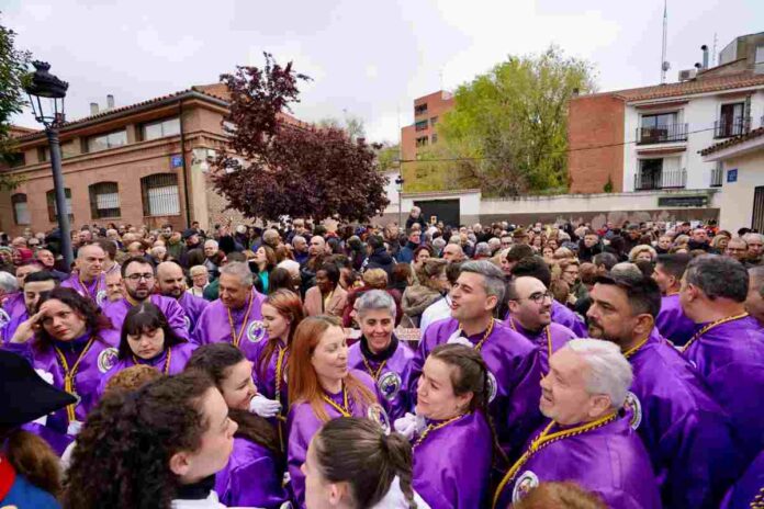 La Procesión del Encuentro no pudo procesionar por las calles de Móstoles