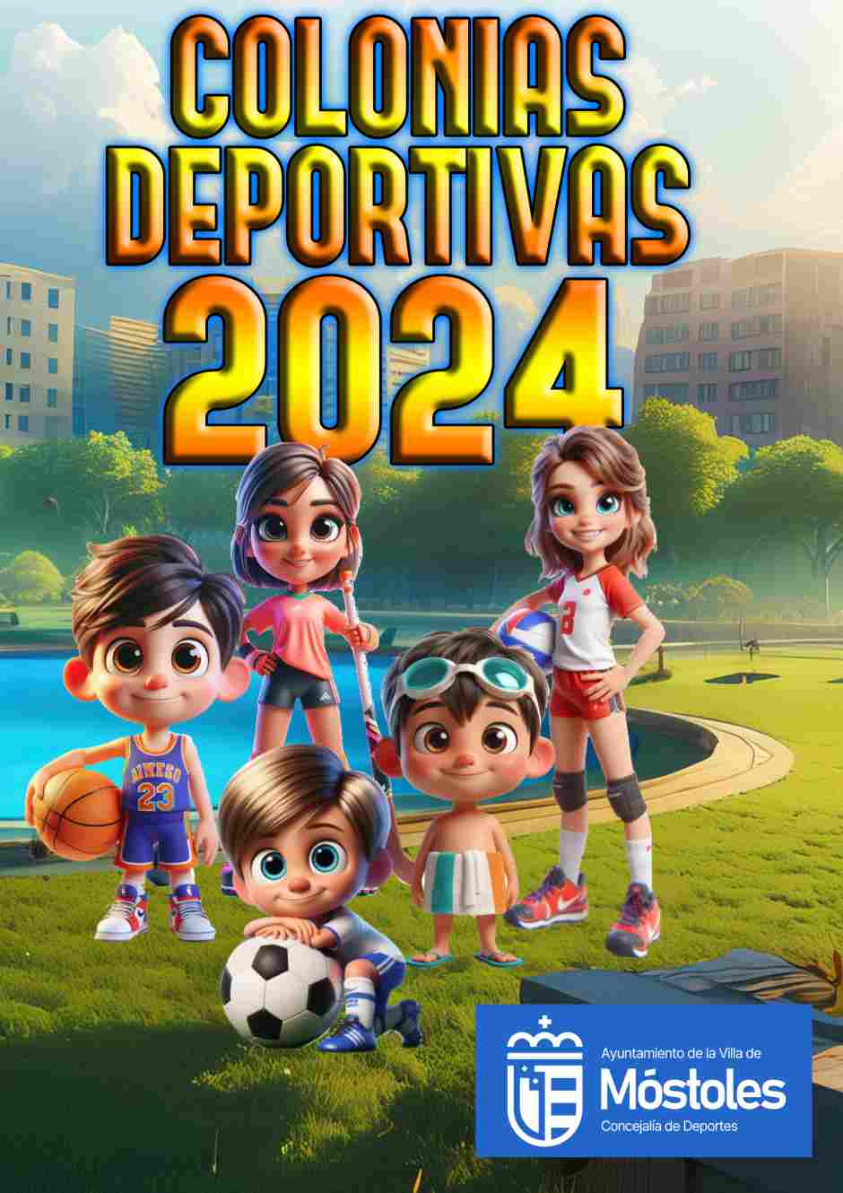 Las colonias deportivas serán una alternativa de conciliación. El deporte volverá a ser protagonista en el verano de los niños y jóvenes de Móstoles.