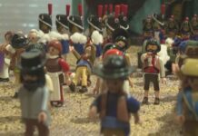 Una familia de Móstoles expone su colección de Playmobil en el Museo de Historia de Madrid