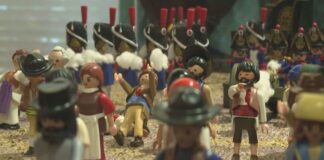 Una familia de Móstoles expone su colección de Playmobil en el Museo de Historia de Madrid