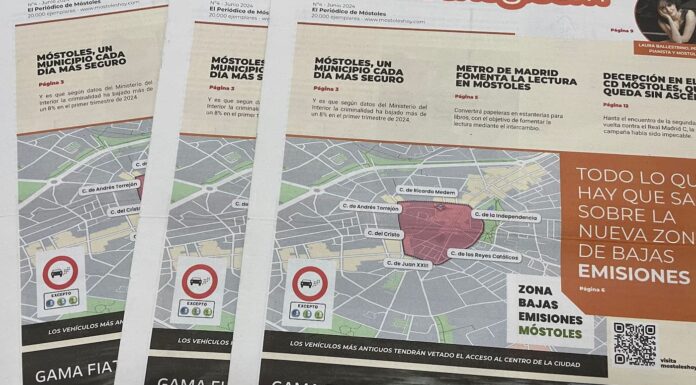 Los vecinos de Móstoles ya pueden leer la edición de junio del periódico de mostoleshoy.com