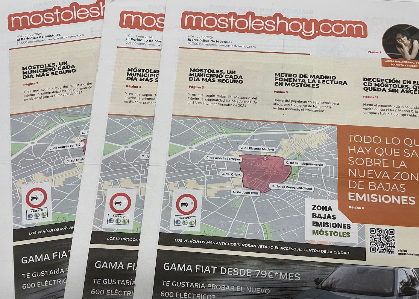 Los vecinos de Móstoles ya pueden leer la edición de junio del periódico de mostoleshoy.com