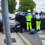 Accidente múltiple en Móstoles en plena Operación Salida