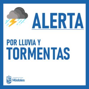 Jueves de tormentas, vientos y bajón de temperaturas en Móstoles