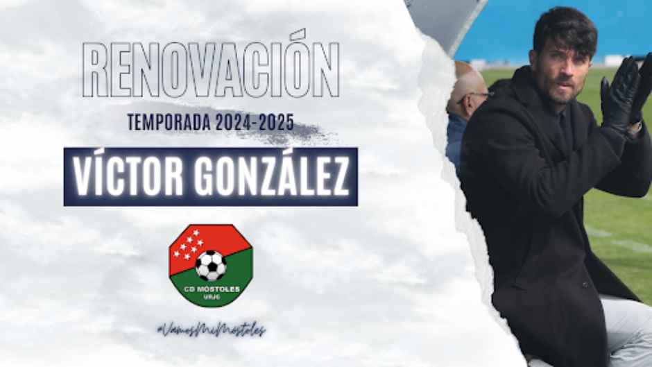 Víctor González seguirá como entrenador del CD Móstoles